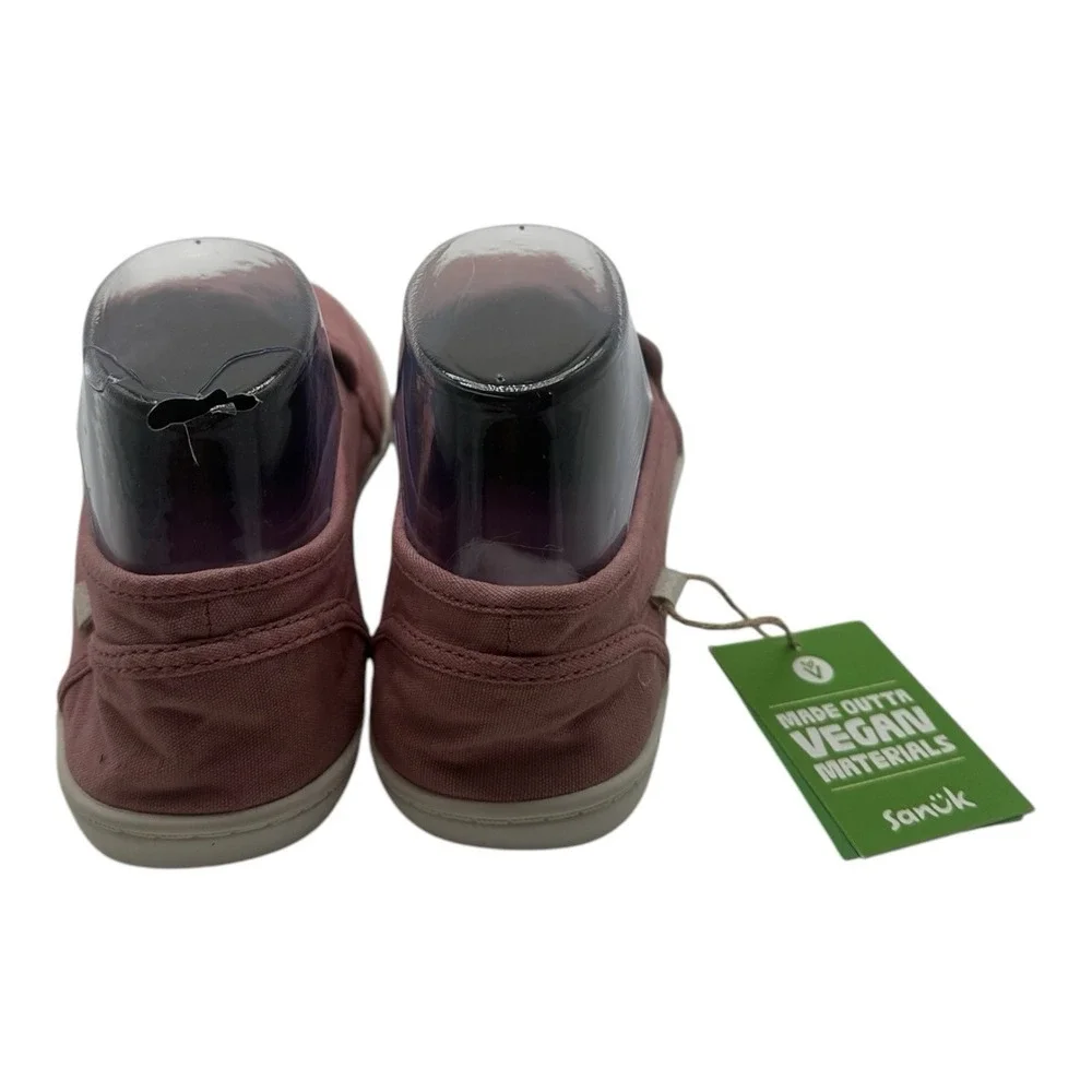 Sanuk Pair O Dice Shoes Womens 8 Heather Rose Pink Slip On Loafers Flats NWT - Picture 8 of 10